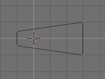 Moving the vertices at the right.