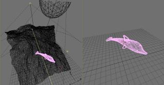 Showing only the selected object.
