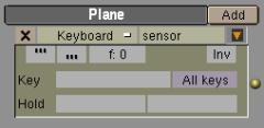 Recorded keystroke.